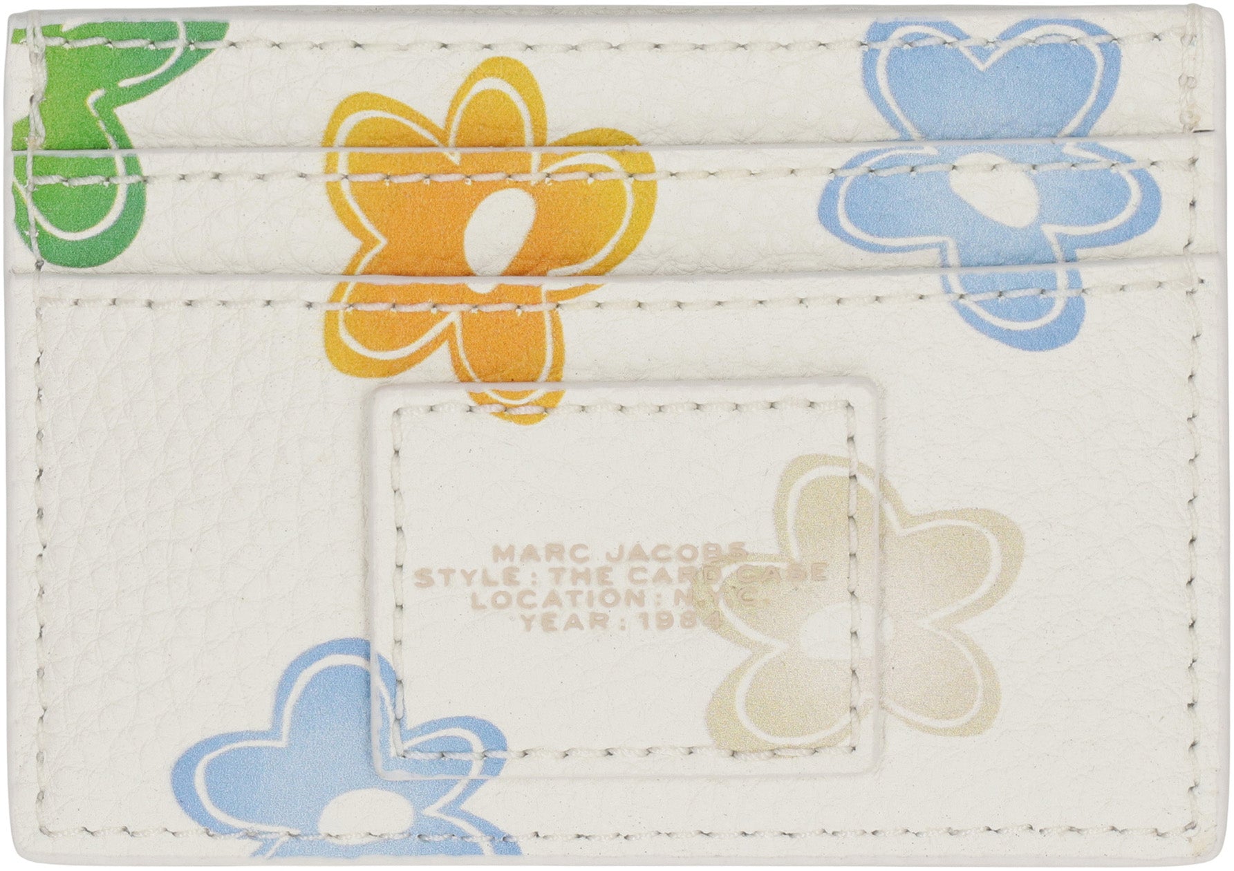 MARC JACOBS Mini Wild Daisy Leather Card Holder