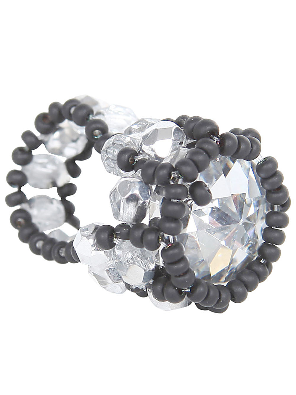 MARIA CALDERARA Metallic Statement Ring