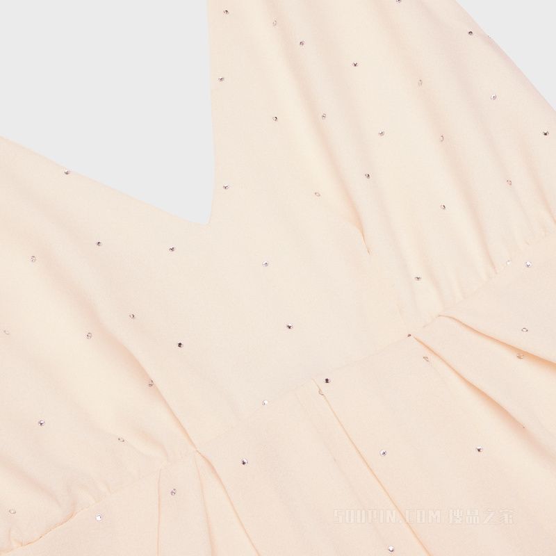 CELINE Minimalist Draped Mini Dress for Women