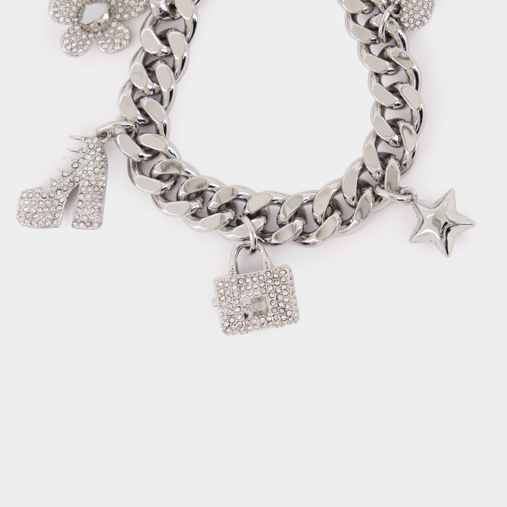 MARC JACOBS Elegant Mini Icon Pave Bracelet