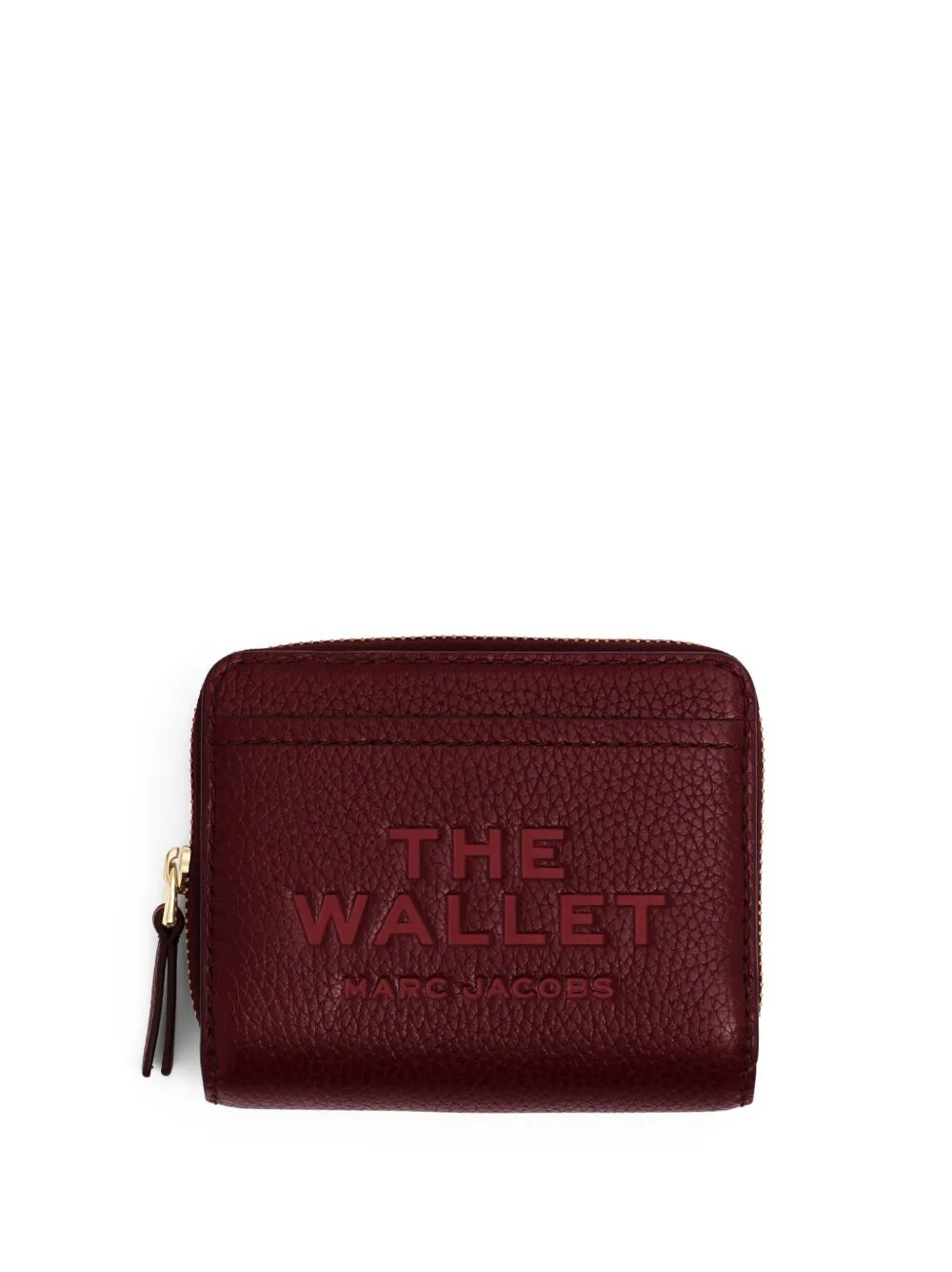 MARC JACOBS Mini Compact Leather Wallet - Perfectly Sized for Essentials
