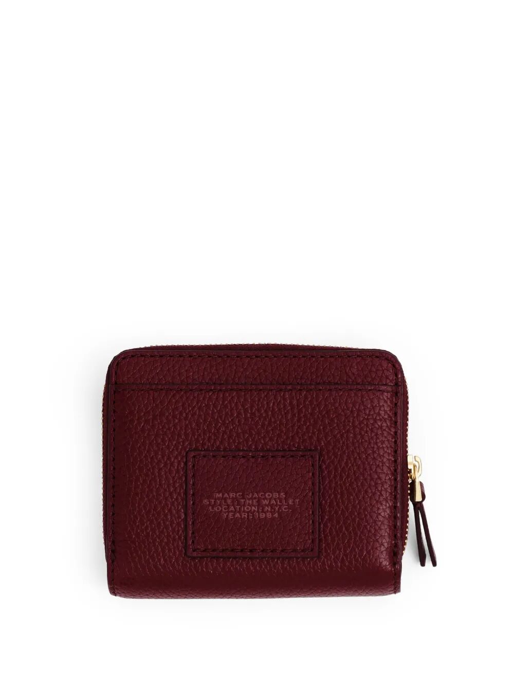 MARC JACOBS Mini Compact Leather Wallet - Perfectly Sized for Essentials