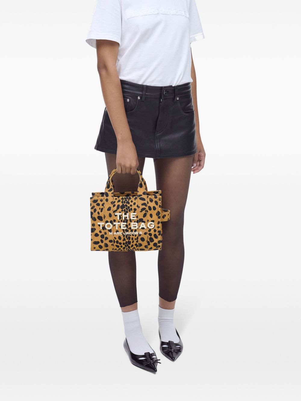 MARC JACOBS Mini Animal Print Tote Handbag