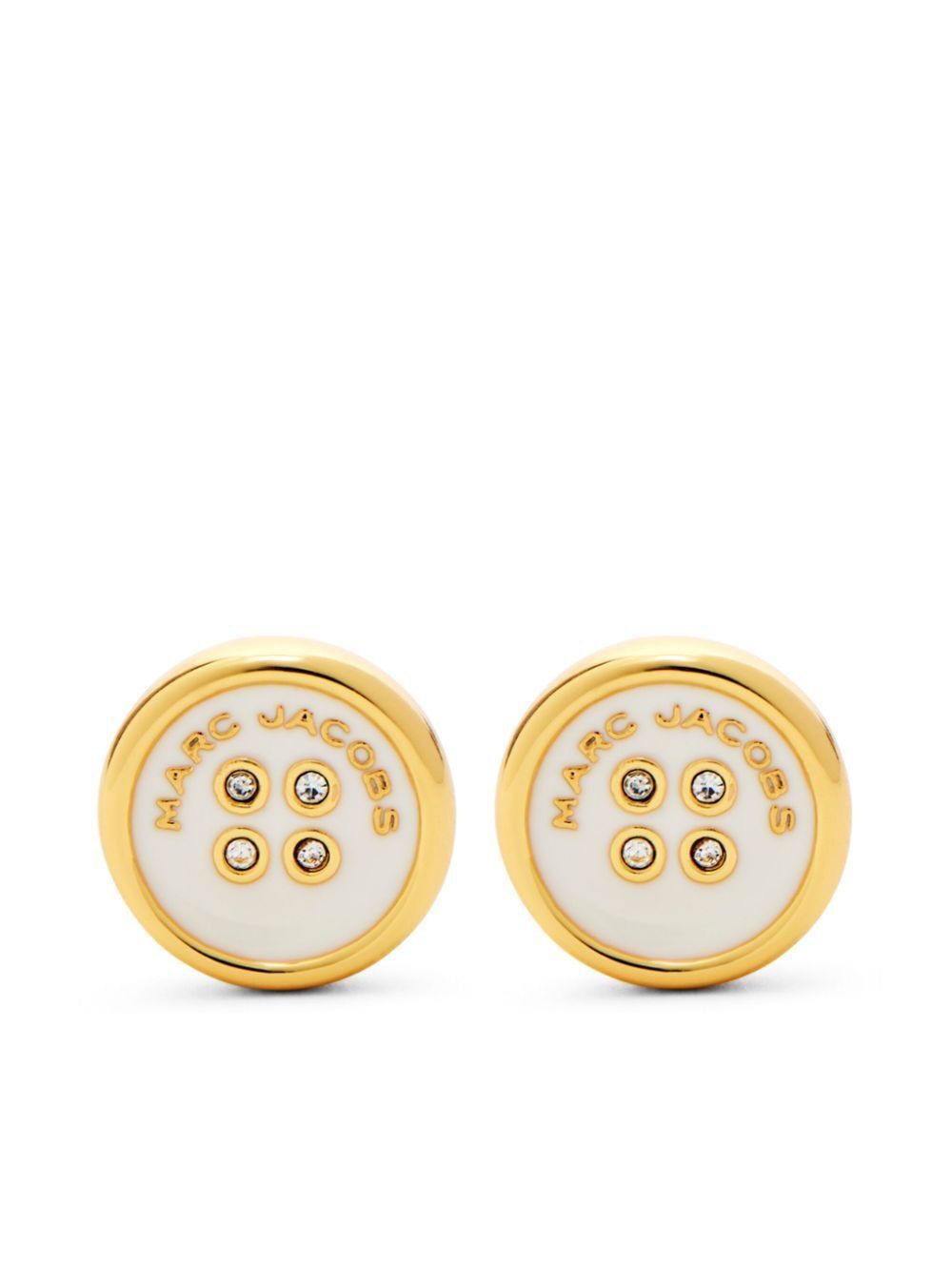 MARC JACOBS Button Stud Earrings