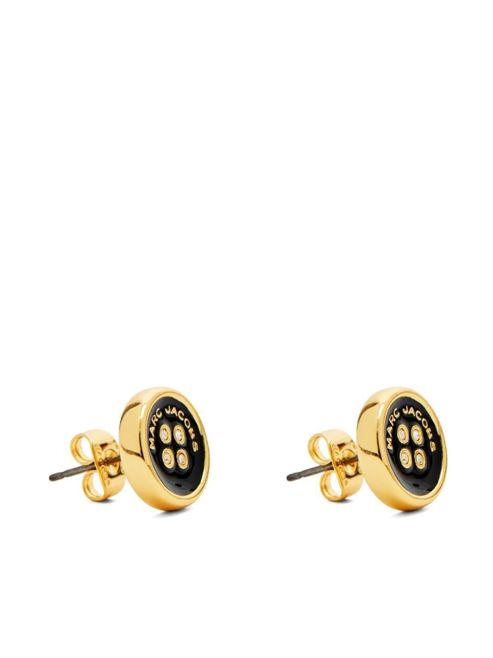MARC JACOBS The Button Stud Earrings - Elegant Mini Design