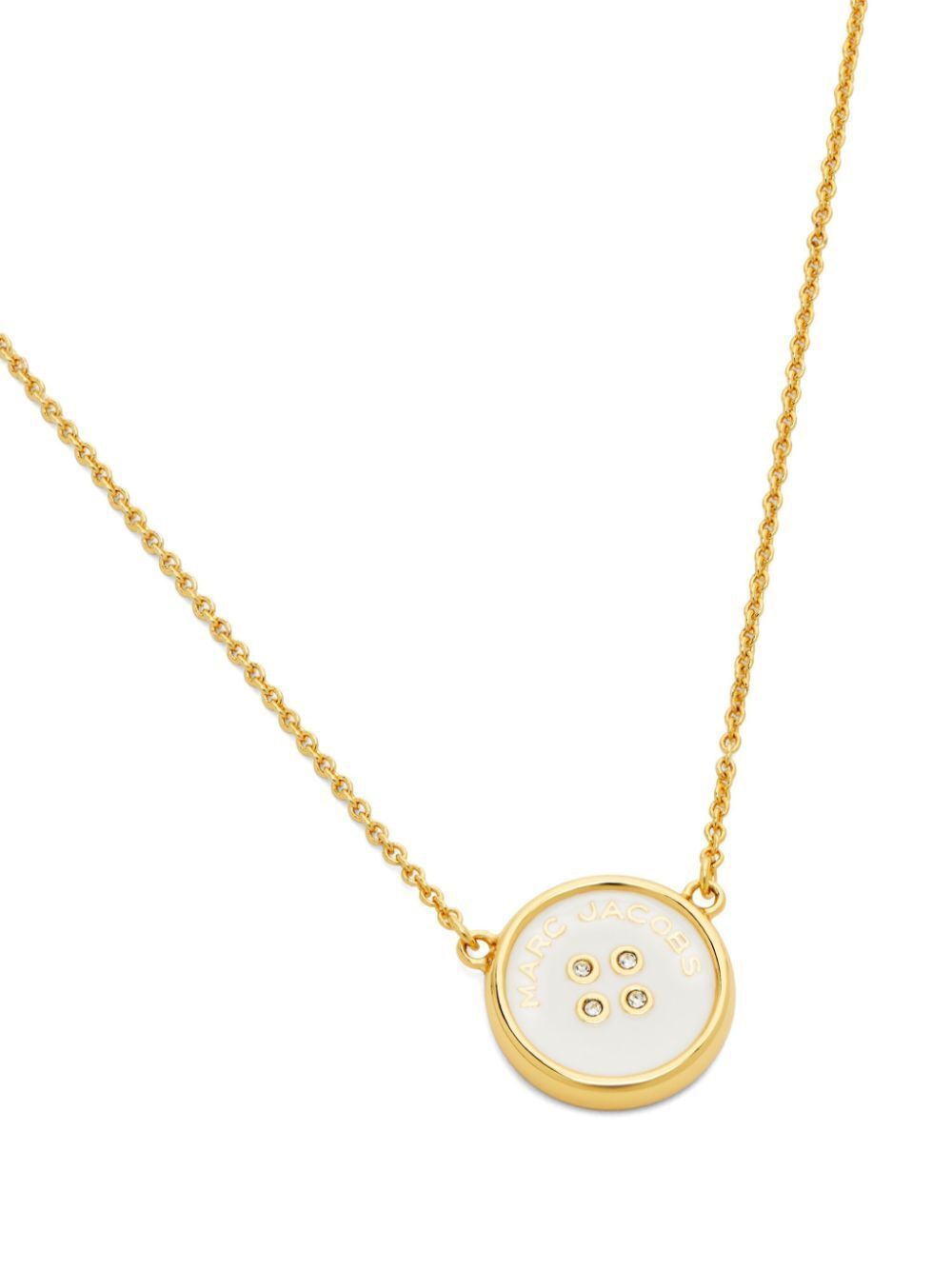 MARC JACOBS The Button Pendant Mini Necklace