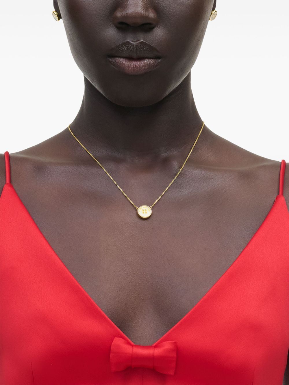 MARC JACOBS The Button Pendant Mini Necklace