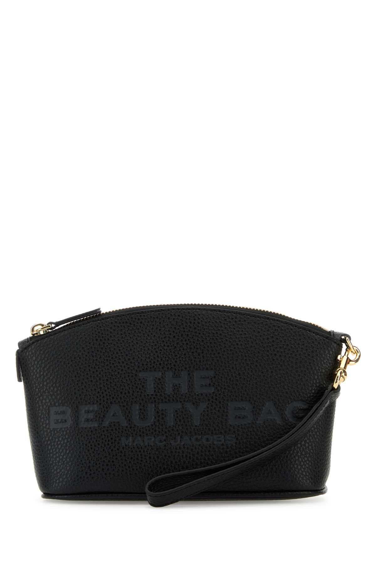 MARC JACOBS Pebbled Texture Top Zip Handbag with Detachable Wrist Strap