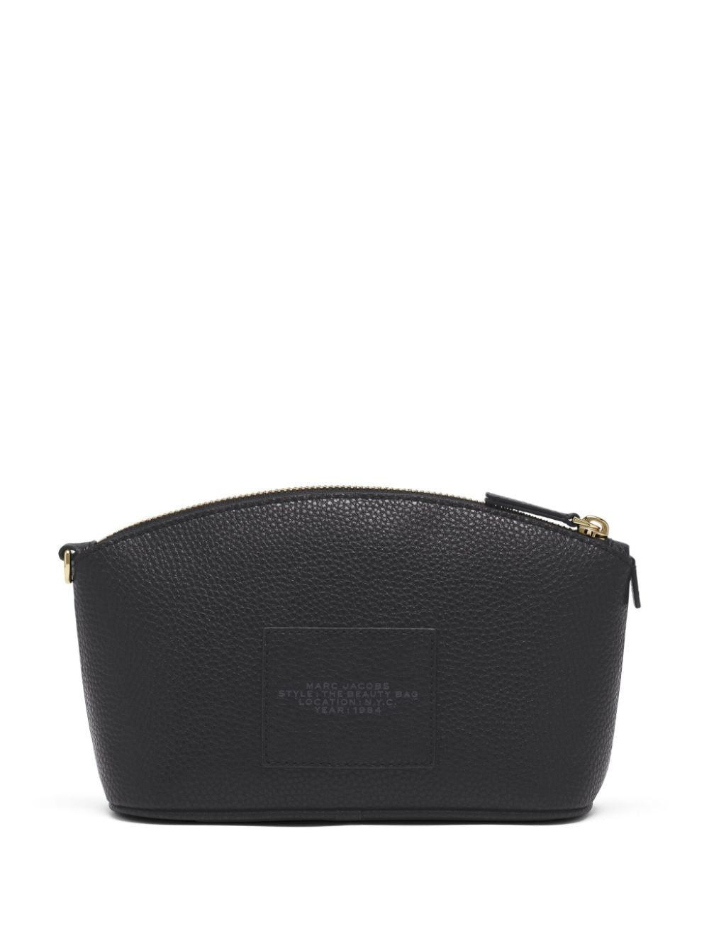 MARC JACOBS Pebbled Texture Top Zip Handbag with Detachable Wrist Strap