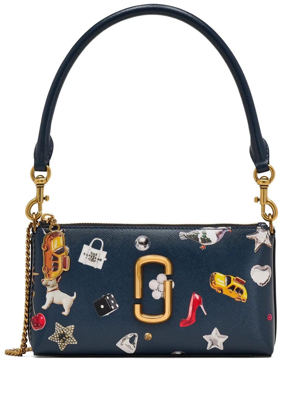 MARC JACOBS Mini Trinket Printed Snapshot Shoulder Handbag