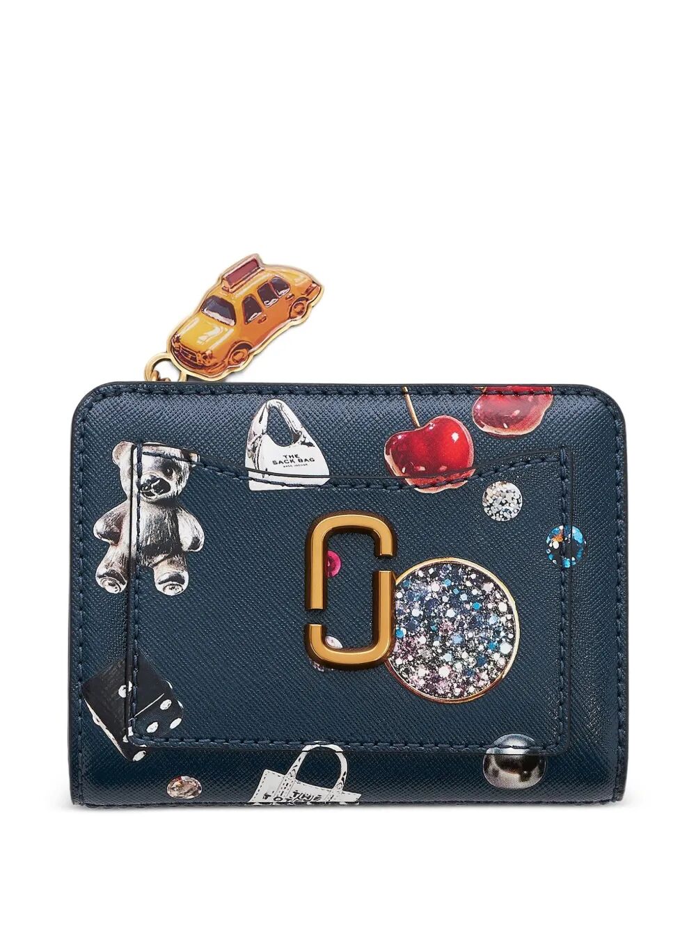 MARC JACOBS Mini Compact Leather Wallet
