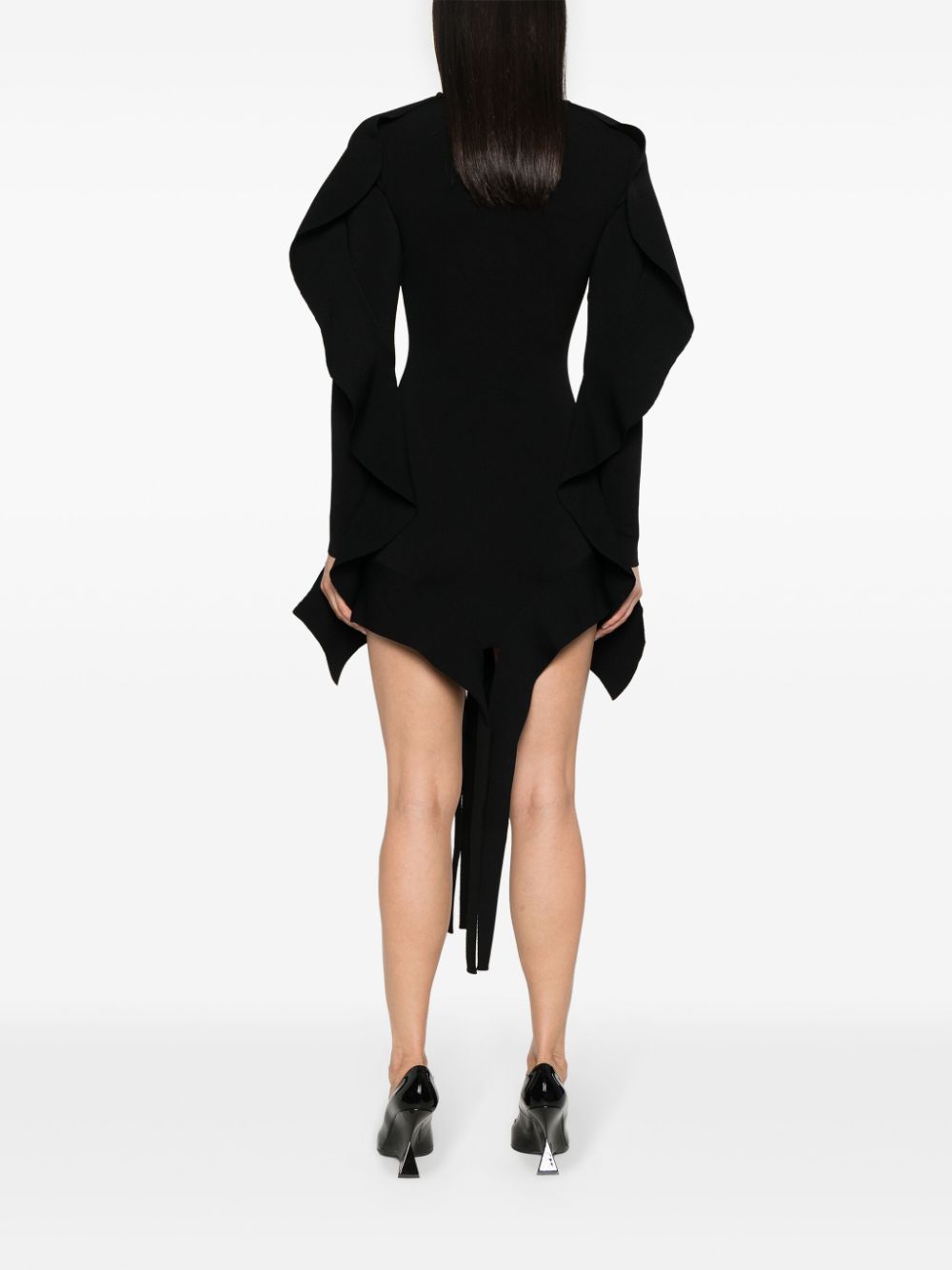 MUGLER Asymmetric Mini Dress for Women
