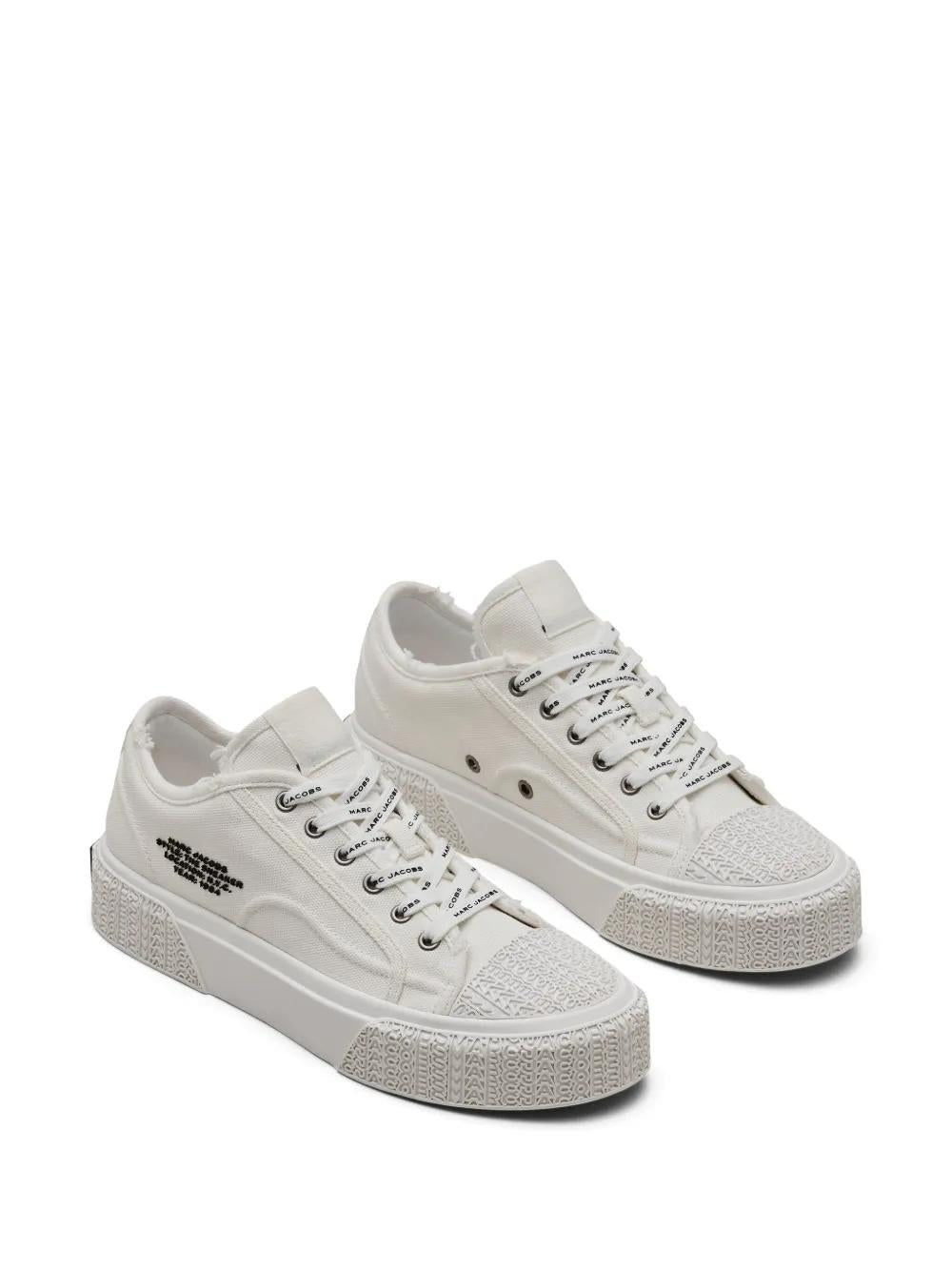 MARC JACOBS Worn-Look Canvas Low-Top Sneakers for Women