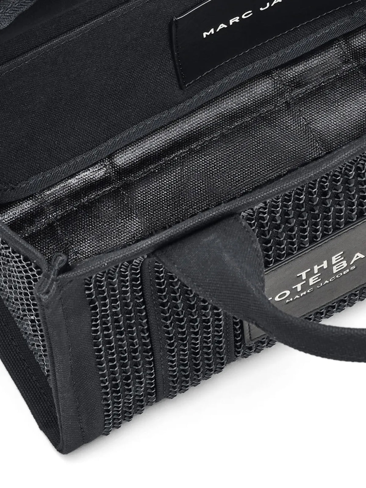 MARC JACOBS Mini Crystal Canvas Small Tote Handbag