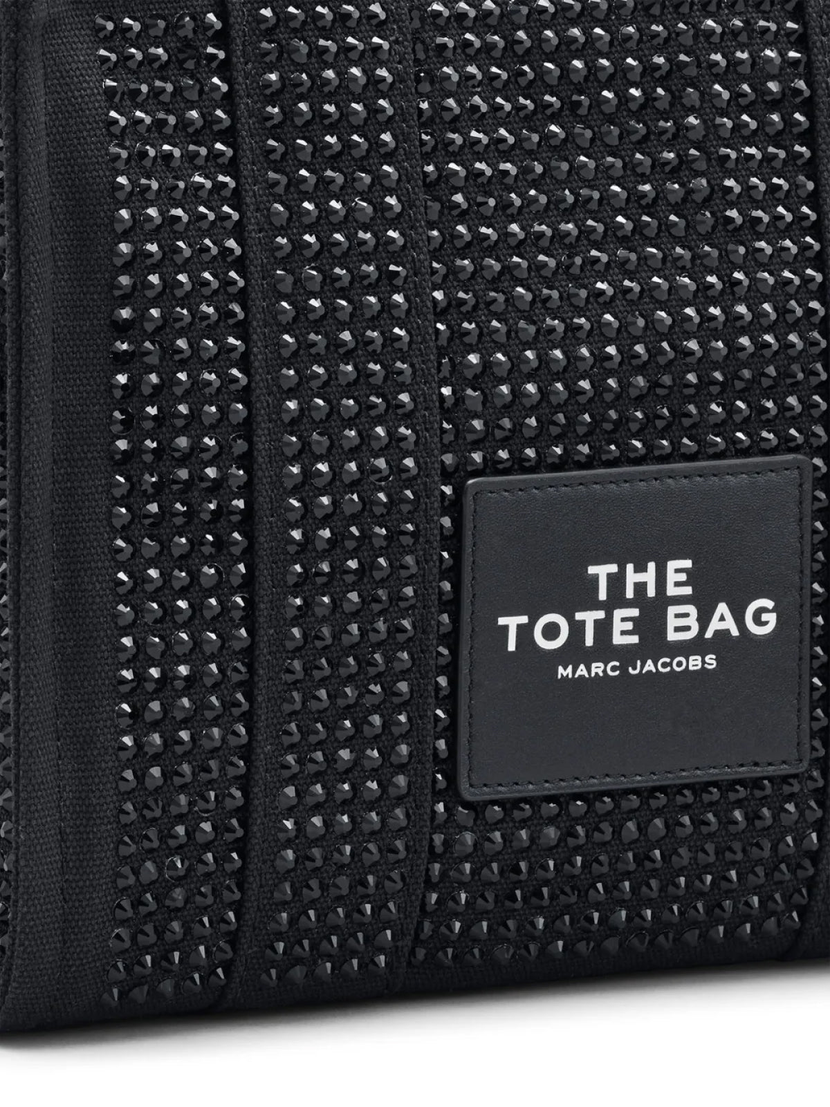 MARC JACOBS Mini Crystal Canvas Small Tote Handbag