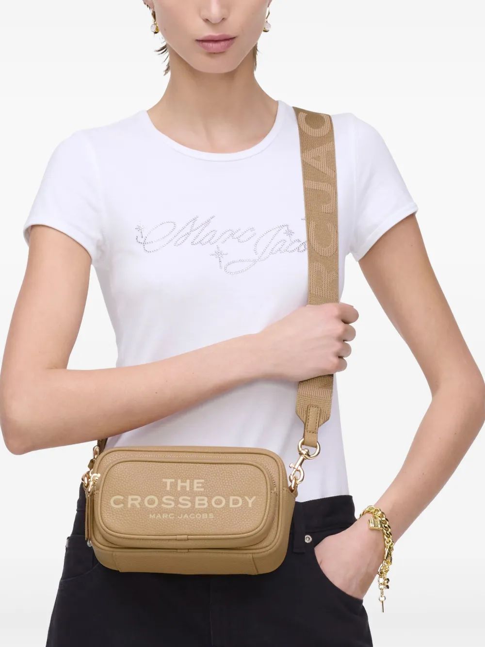 MARC JACOBS Mini Crossbody Handbag with Zip Closure