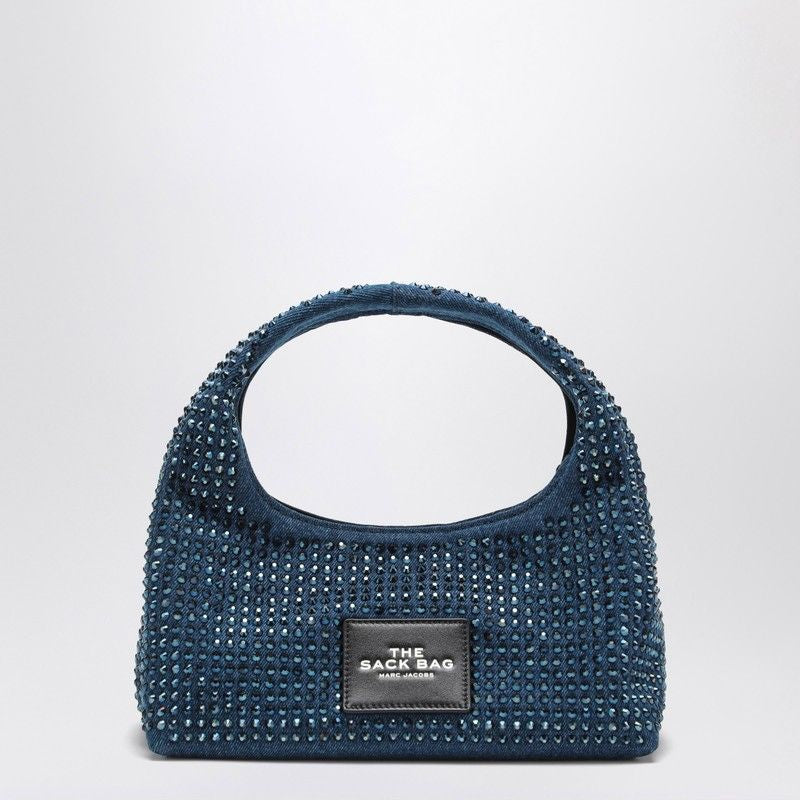 MARC JACOBS Mini Sack Handbag with Rhinestones
