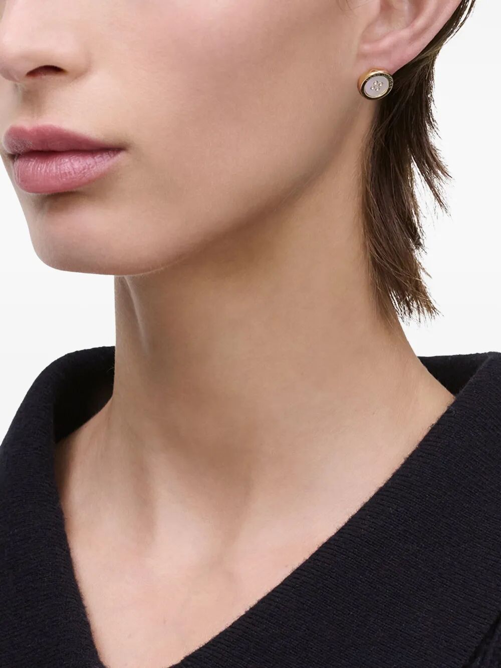 MARC JACOBS Mini Mother of Pearl Stud Earrings