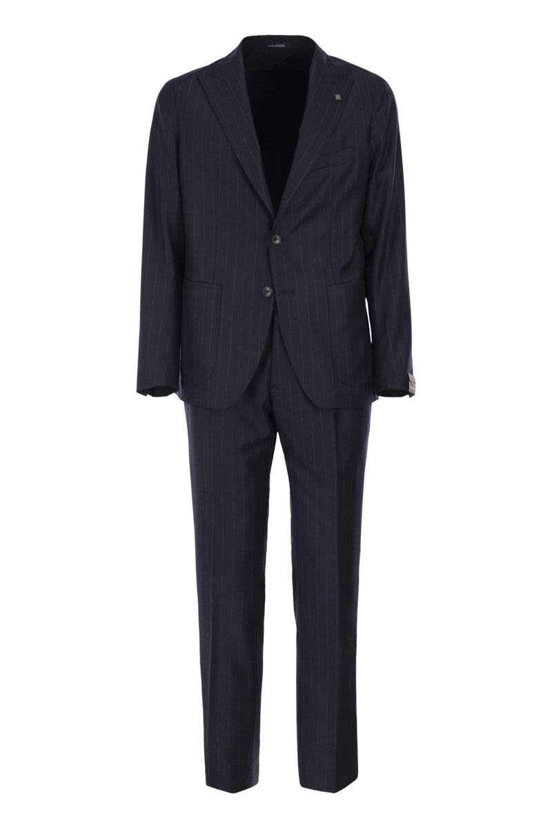 TAGLIATORE Superfine Virgin Wool Slim Fit Suit