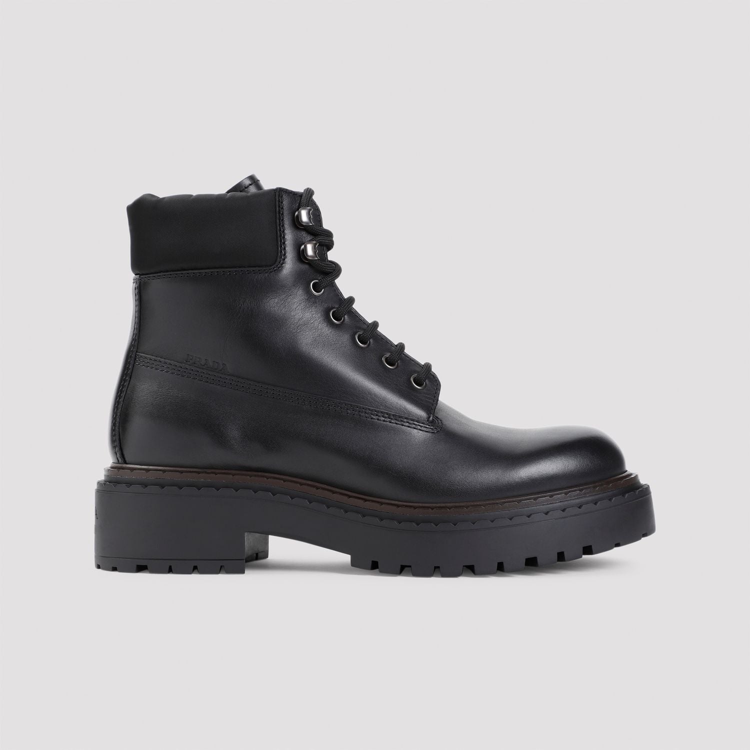PRADA Leather Ankle Boots for Men