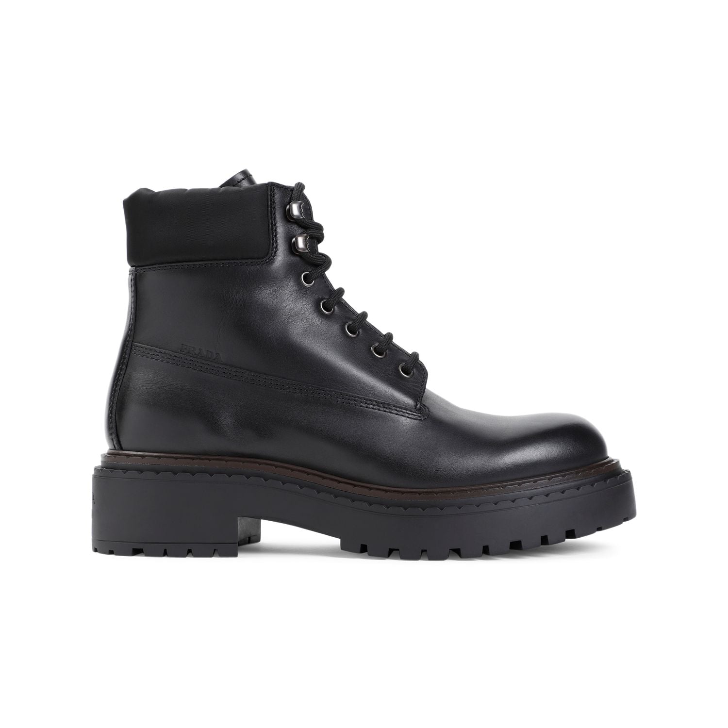 PRADA Leather Ankle Boots for Men