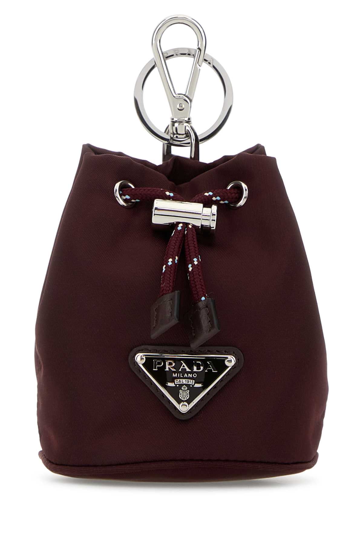 PRADA Fabric Key Ring for Men - Mini Accessory