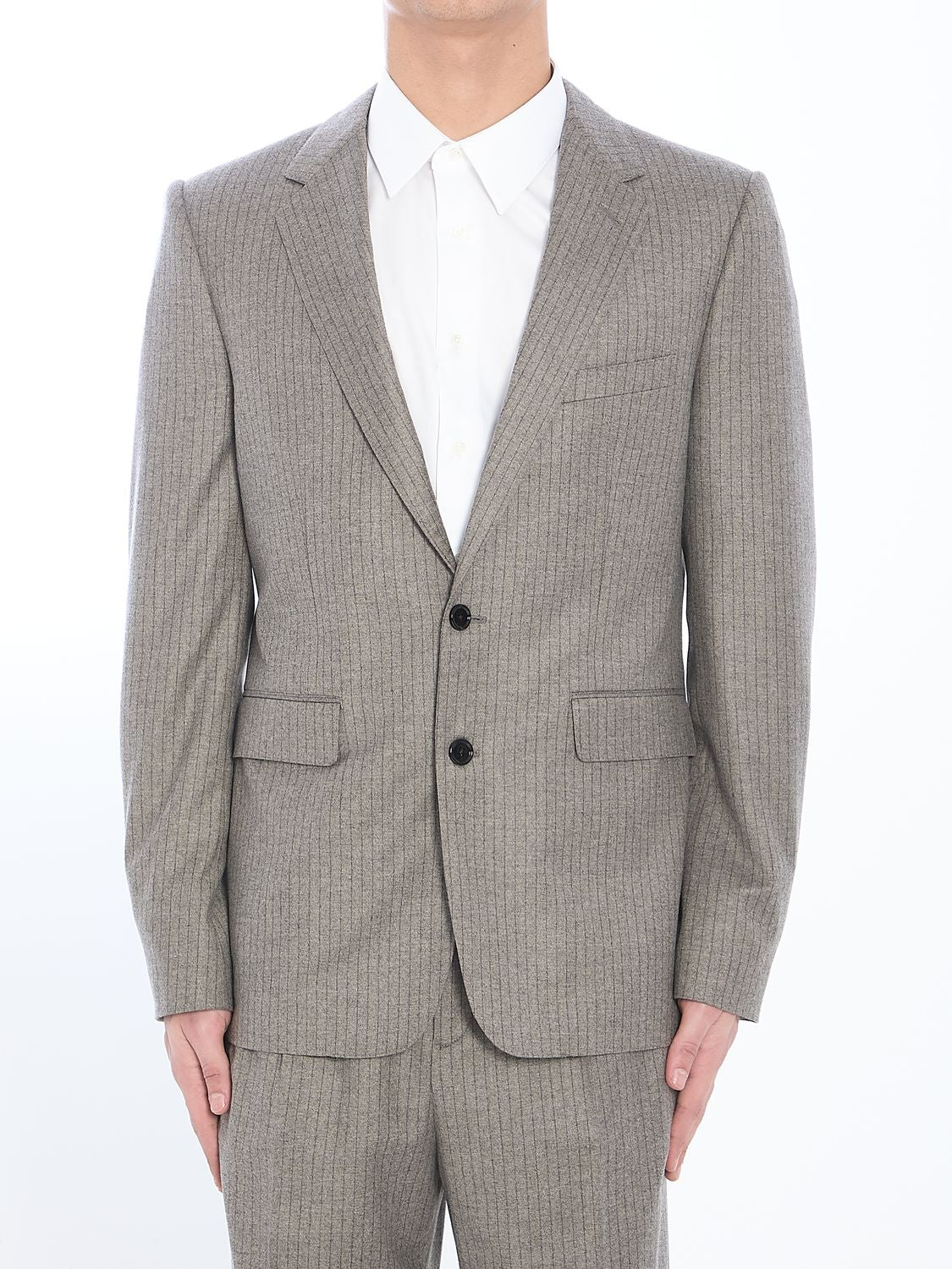 CELINE Single-Breasted Striped Jacket - Size IT 50