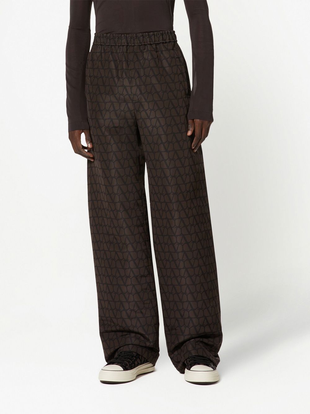 VALENTINO GARAVANI Wide-Leg Printed Trousers for Men