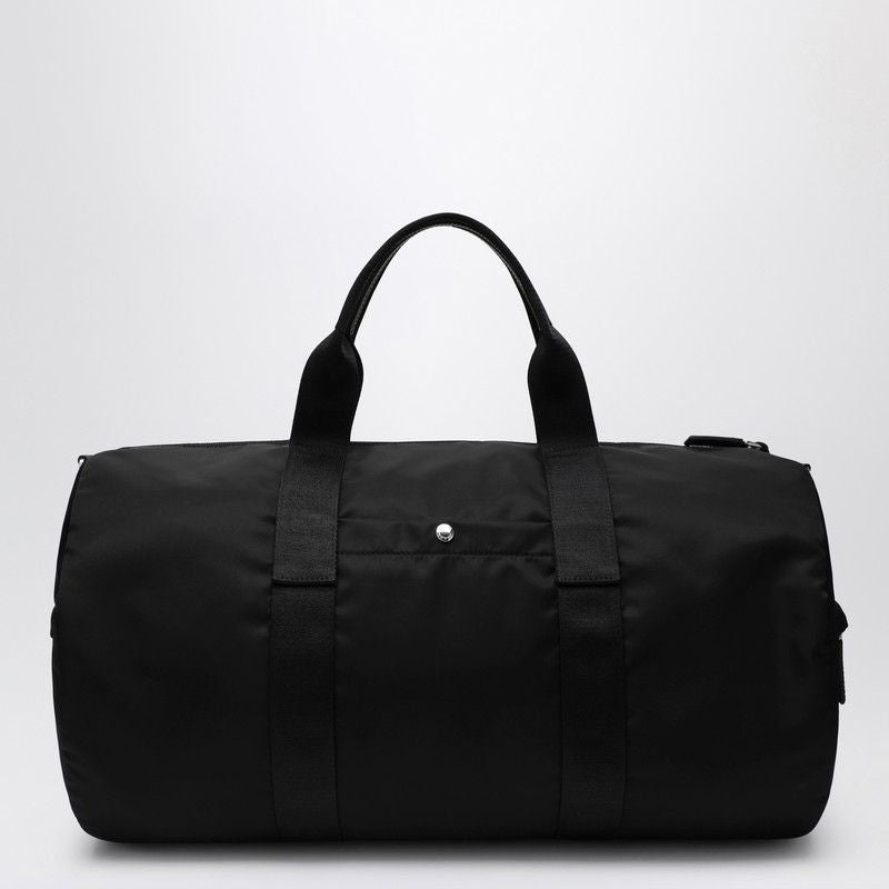 PRADA Re-Nylon Travel Handbag with Saffiano Accents