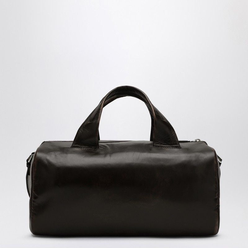 PRADA Mini Leather Travel Handbag