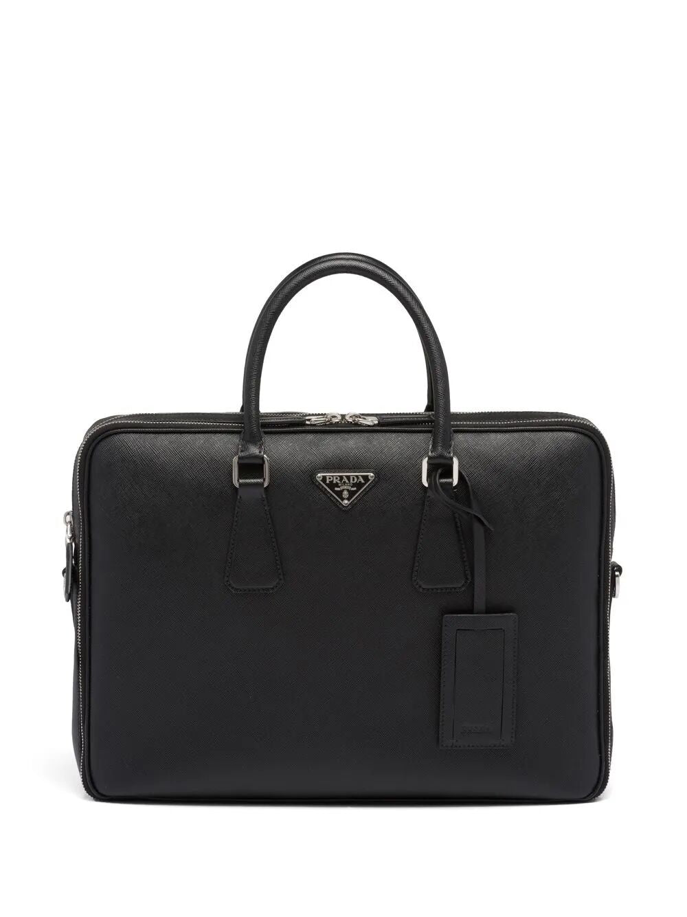 PRADA Saffiano Leather Briefcase - 38 x 28 x 6.5 CM