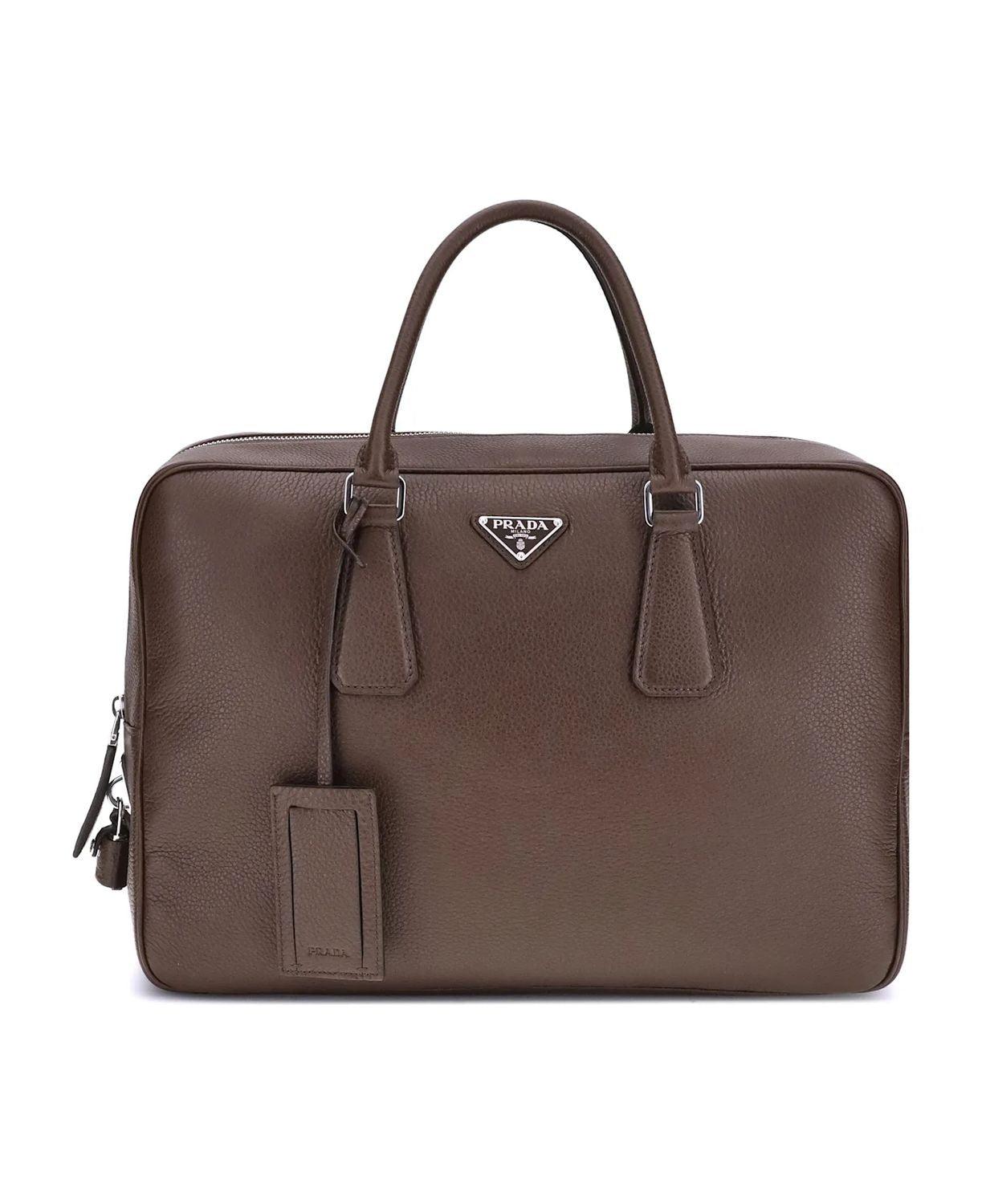 PRADA Leather Briefcase for Men - Fall/Winter 2025 Edition