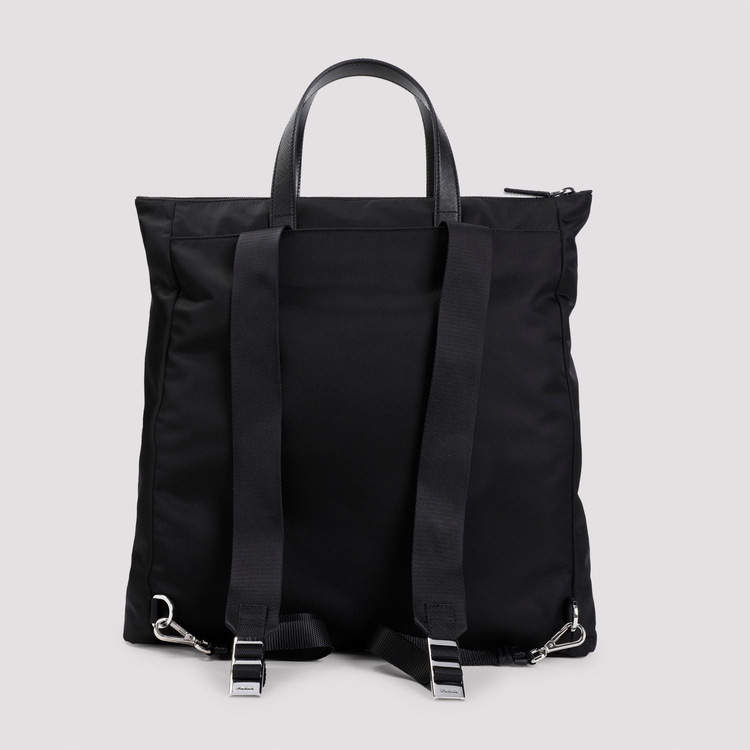 PRADA Logo Detail Re-Nylon Backpack - 38cm x 42cm