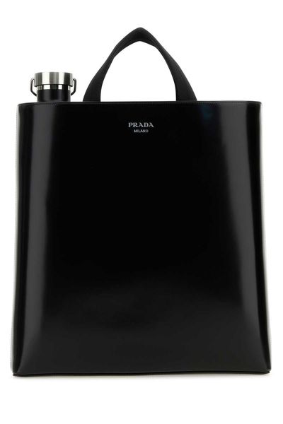 PRADA Premium Leather Shopping Handbag for Men