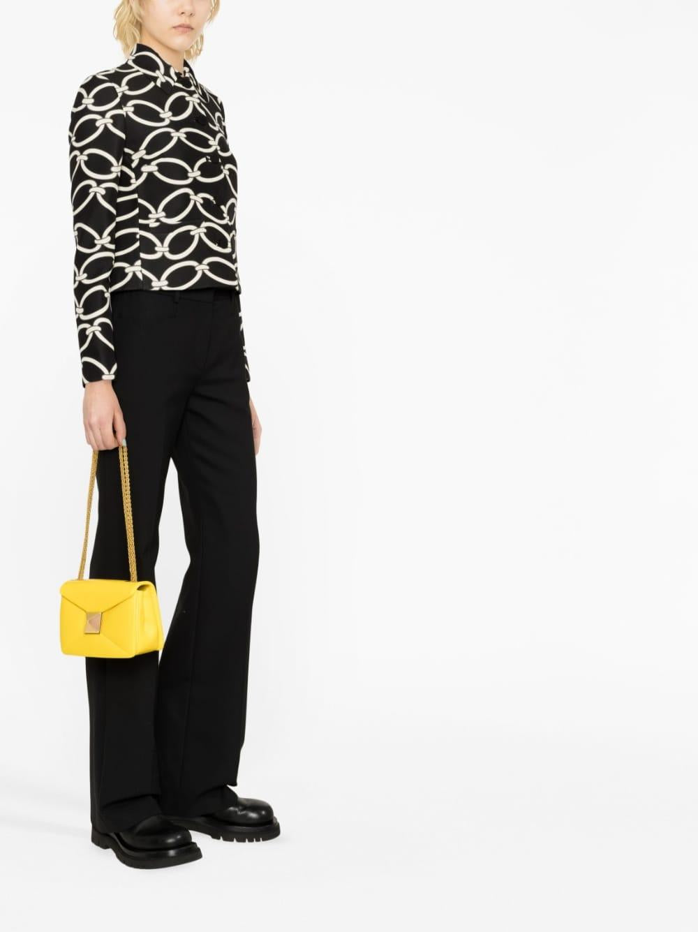 VALENTINO GARAVANI Mini One Stud Nappa Leather Shoulder Handbag