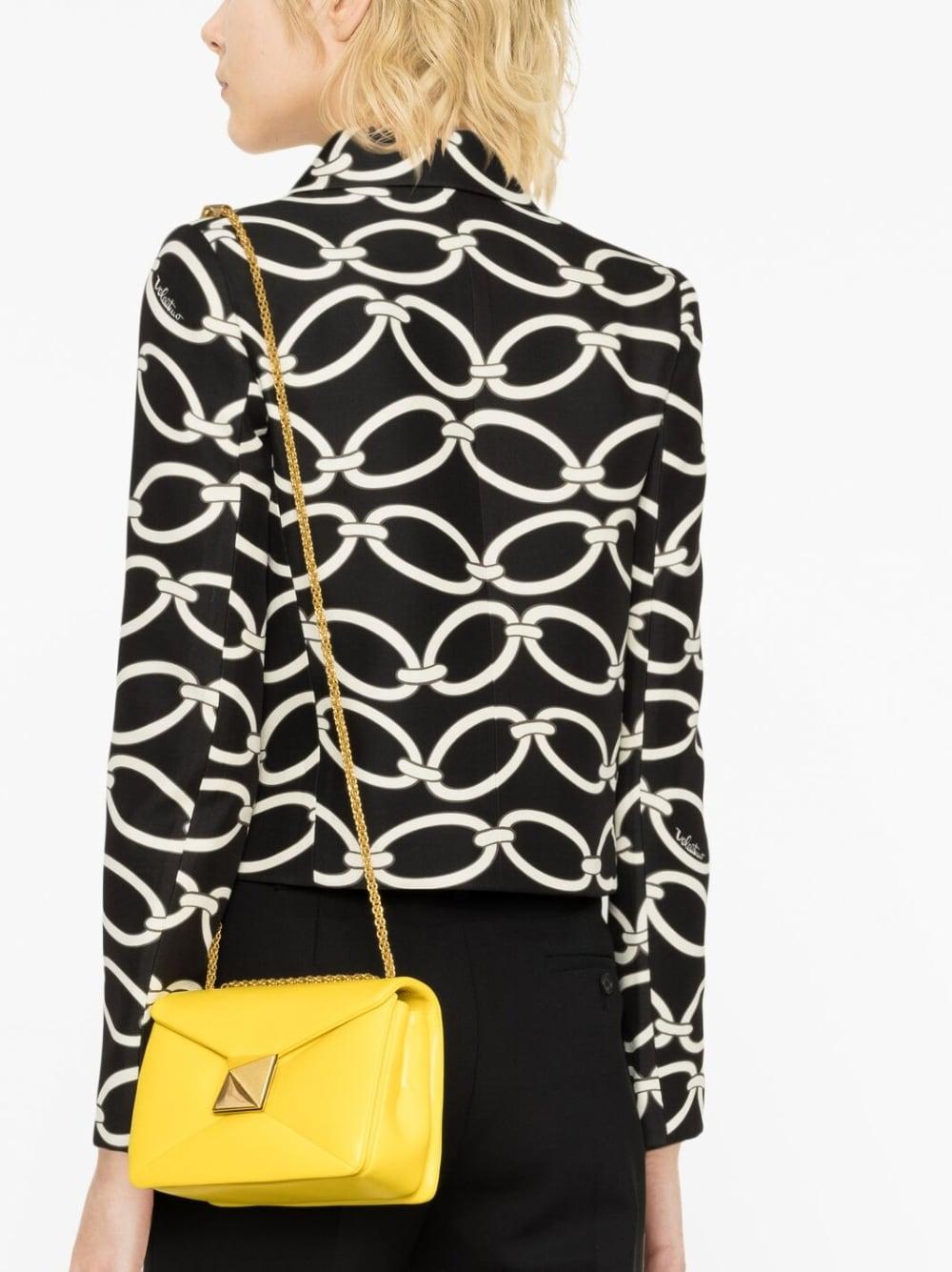 VALENTINO GARAVANI Mini One Stud Nappa Leather Shoulder Handbag