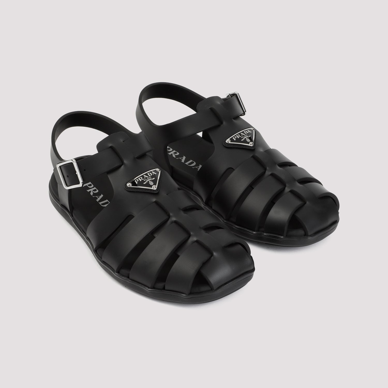 PRADA Adjustable Rubber Sandals for Men