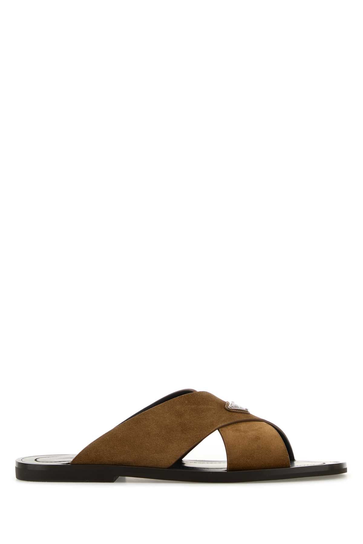 PRADA Suede Slippers for Men