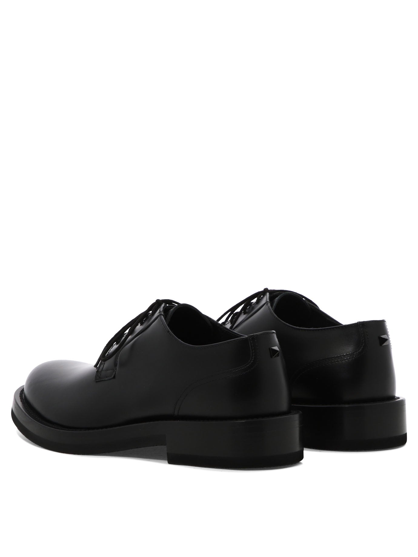 VALENTINO GARAVANI Lace-Up Leather Shoes for Men