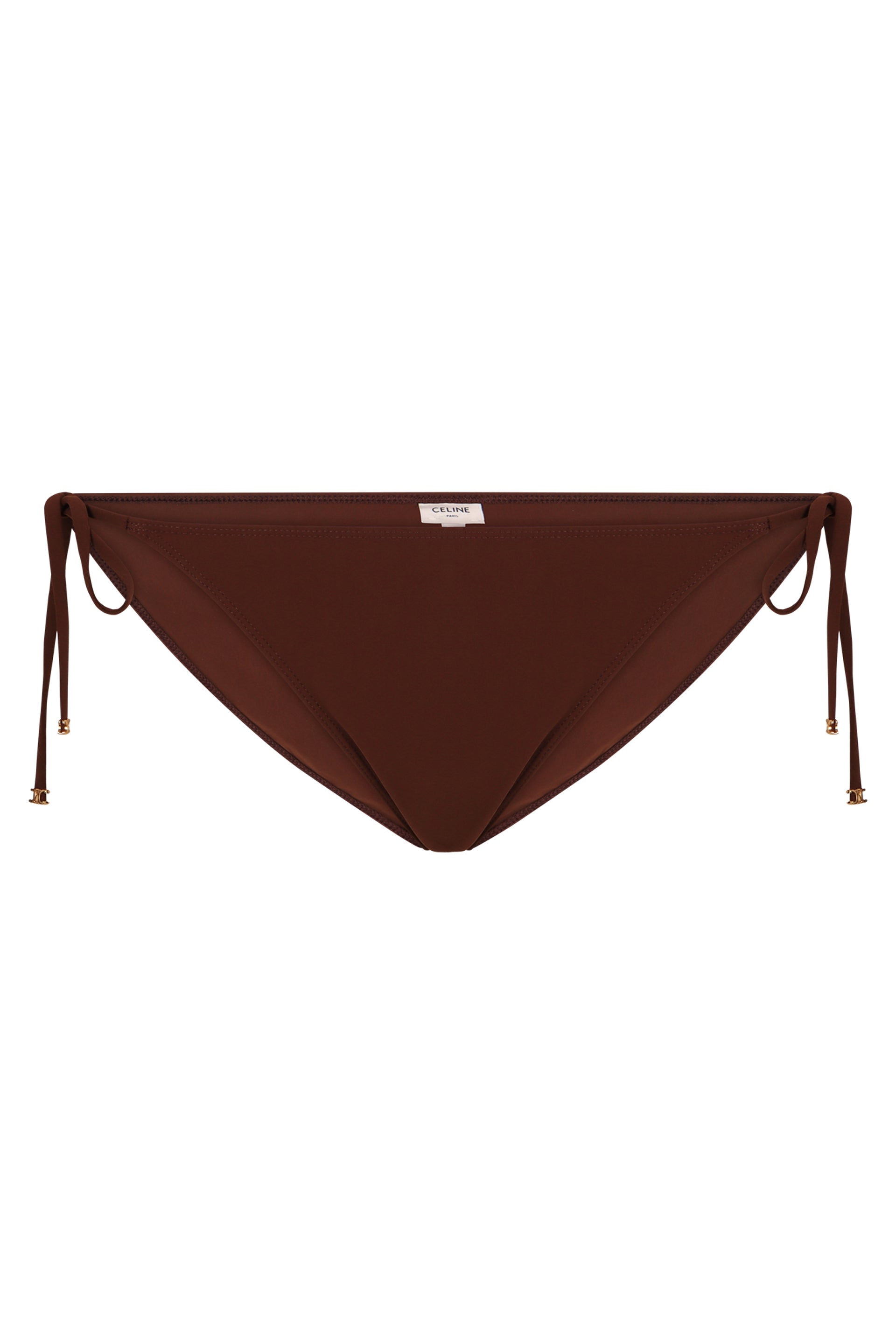 CELINE Triomphe Tie Side Bikini Hipster