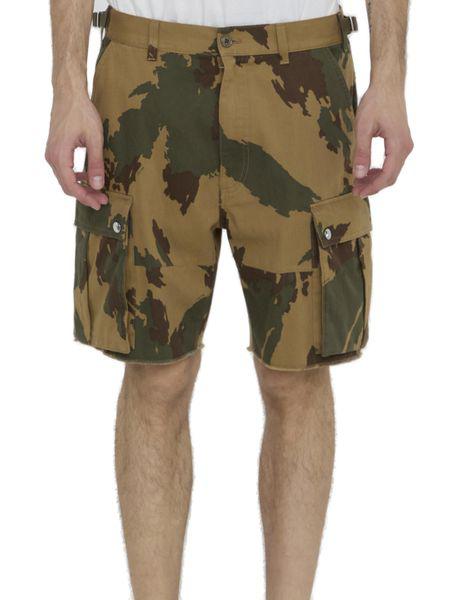 CELINE Men's Cargo Bermuda Shorts - Regular Fit