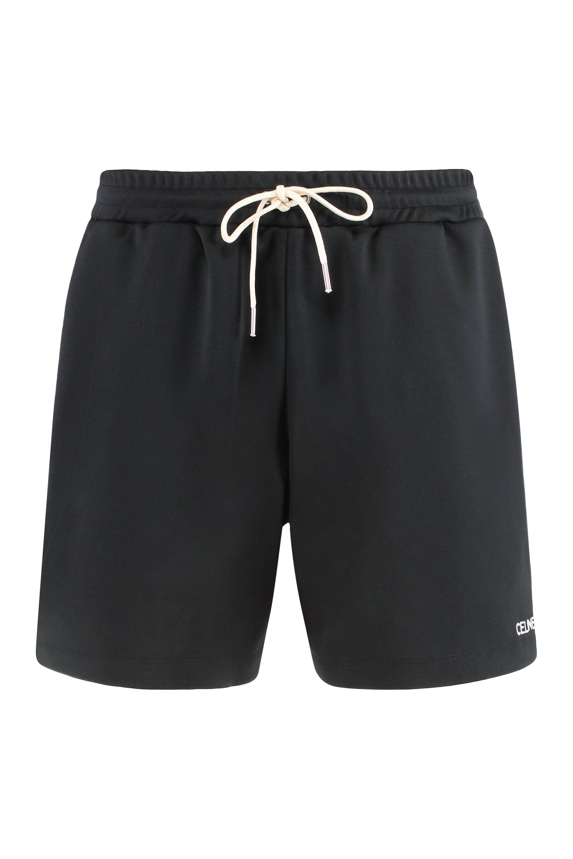 CELINE Logo-Embroidered Shorts