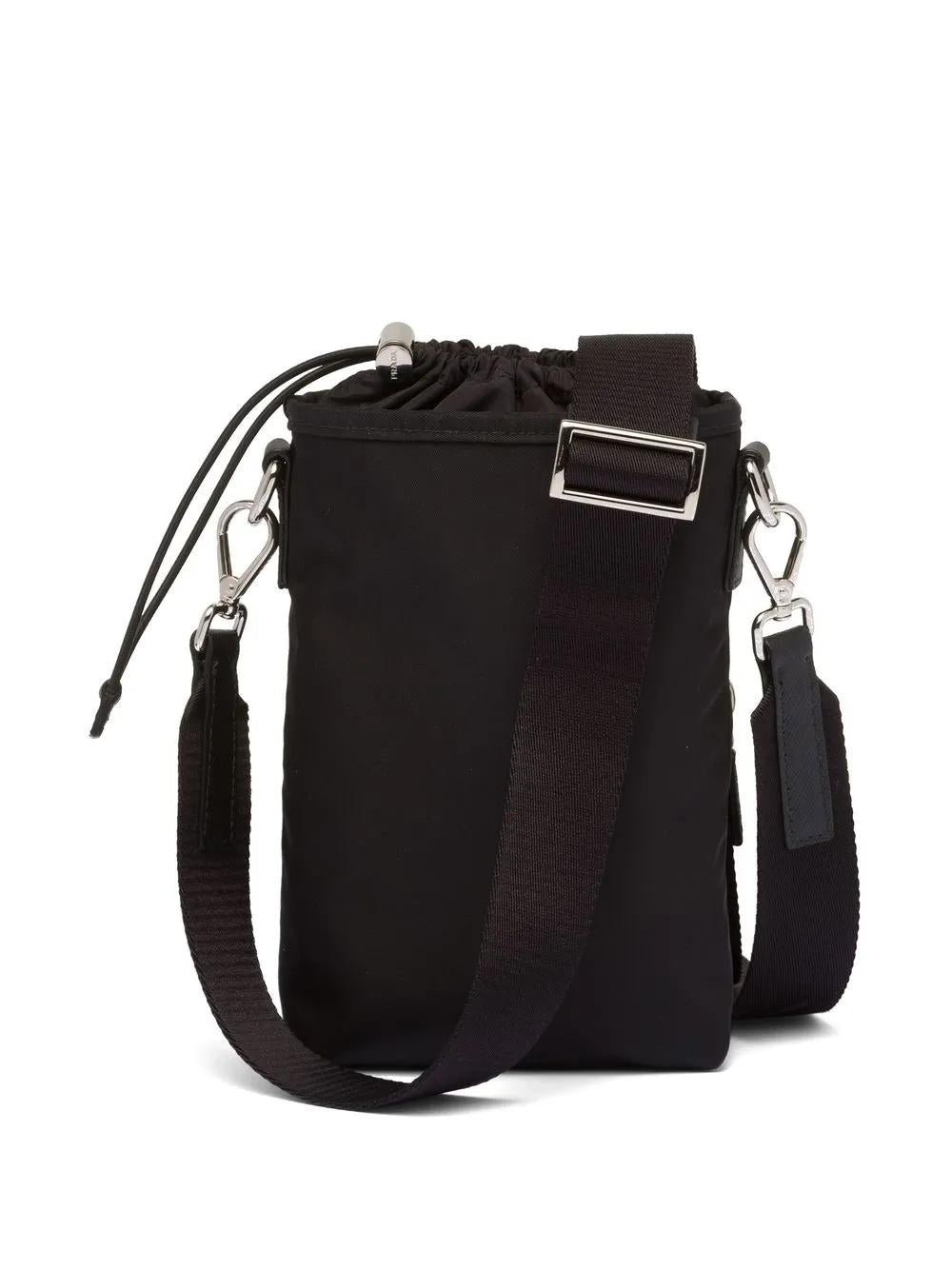 PRADA Mini Re-Nylon Phone Case with Shoulder Strap