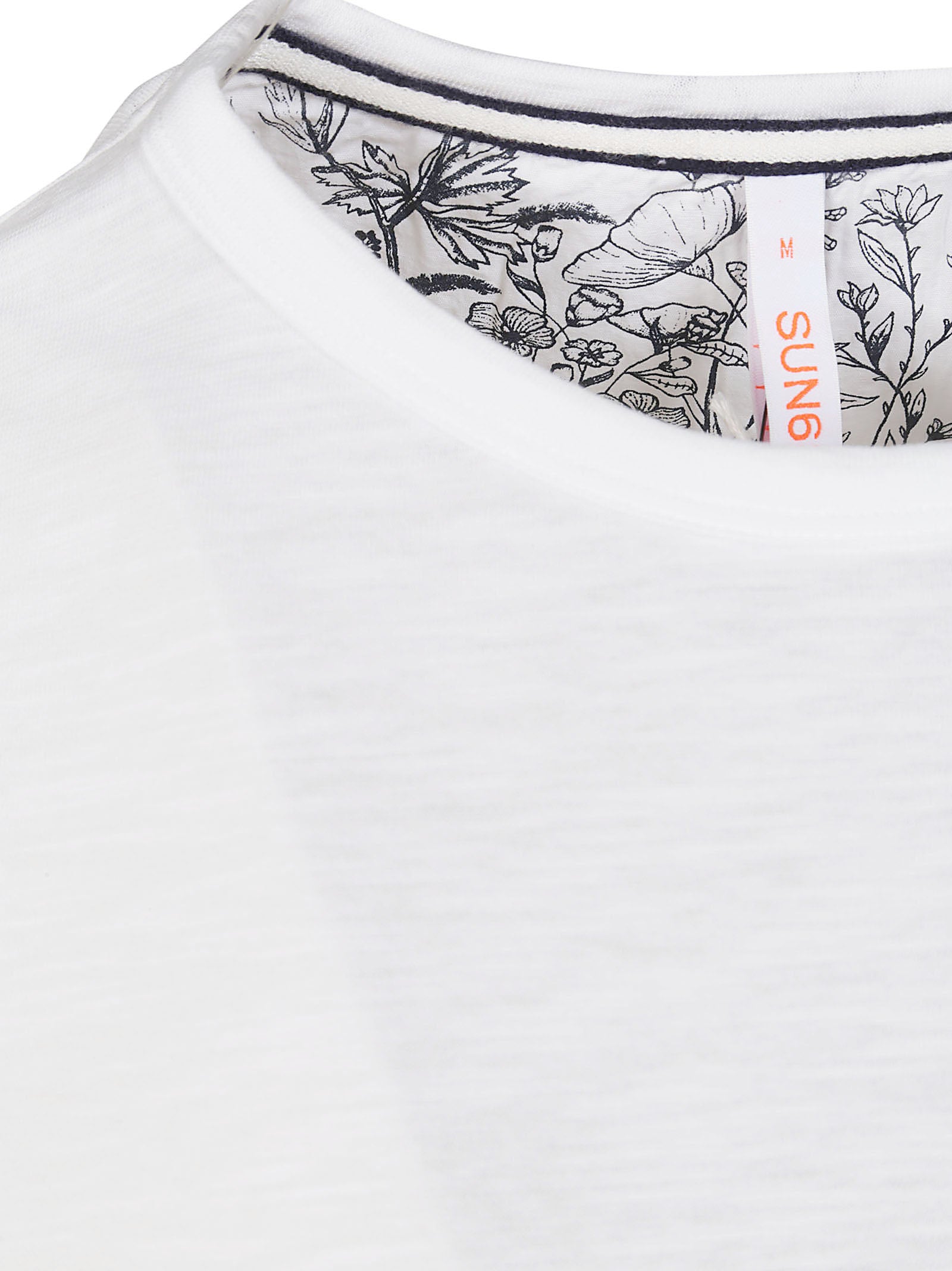 SUN 68 Mini Fiammata Short Sleeve T-Shirt for Women