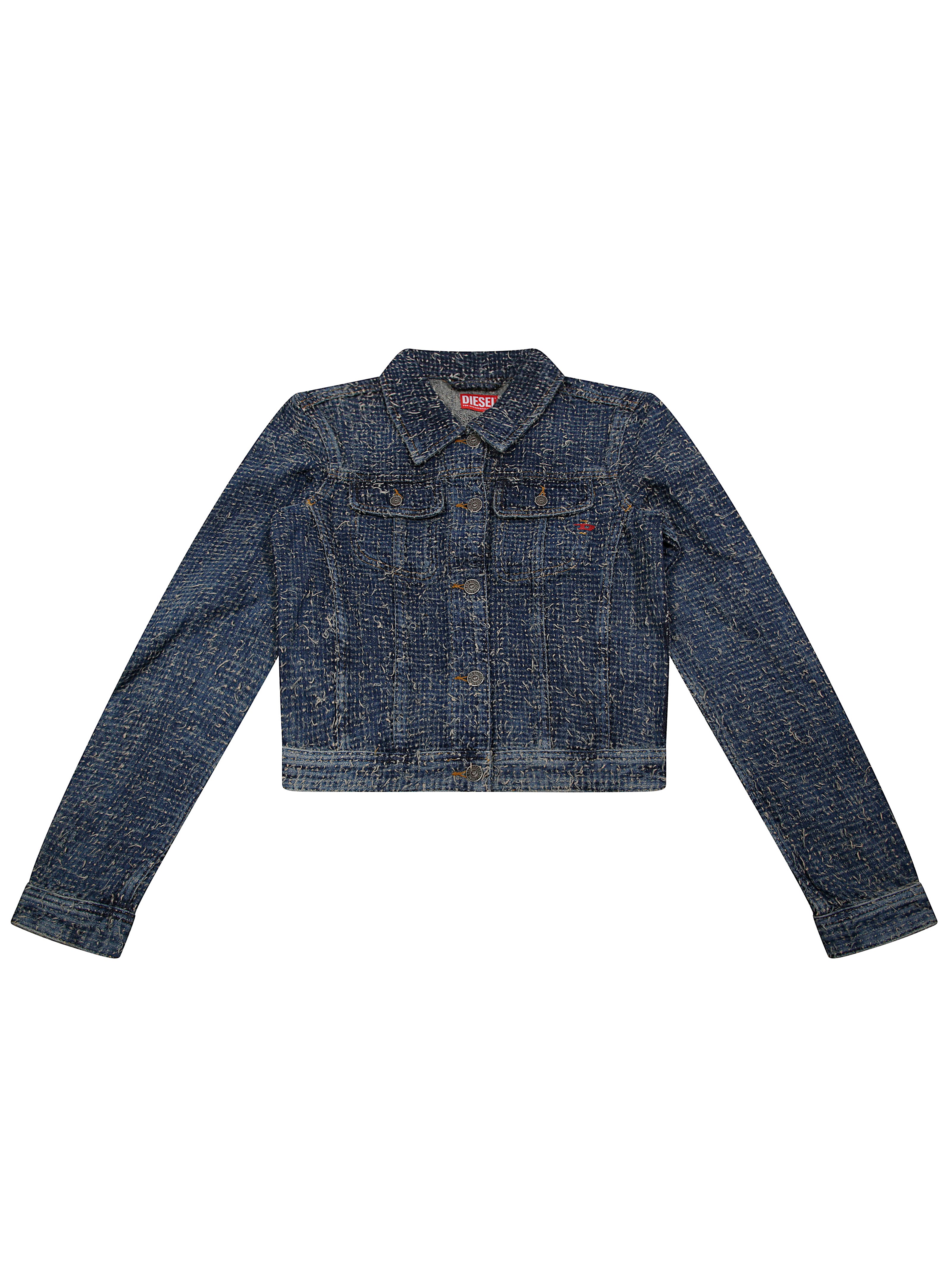 DIESEL Distressed Denim Jacket for Kids