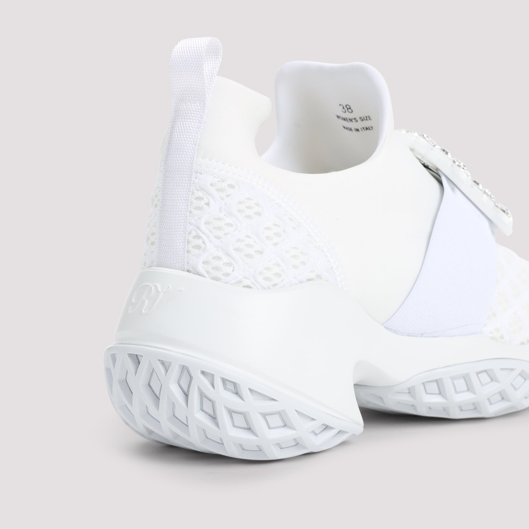 ROGER VIVIER Run Strass Buckle Sneaker