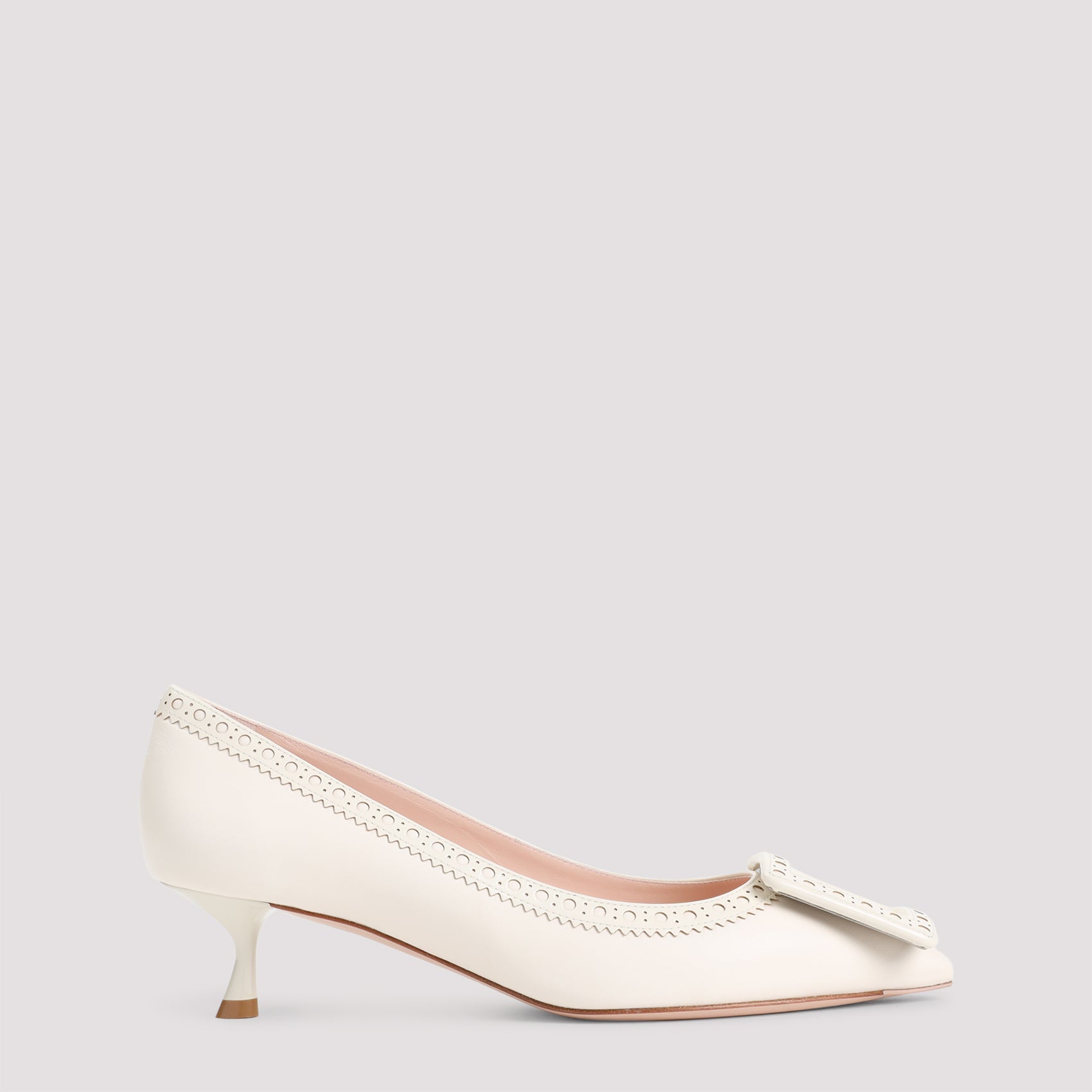 ROGER VIVIER Viv In The City Perforated 45 Decollete Pumps