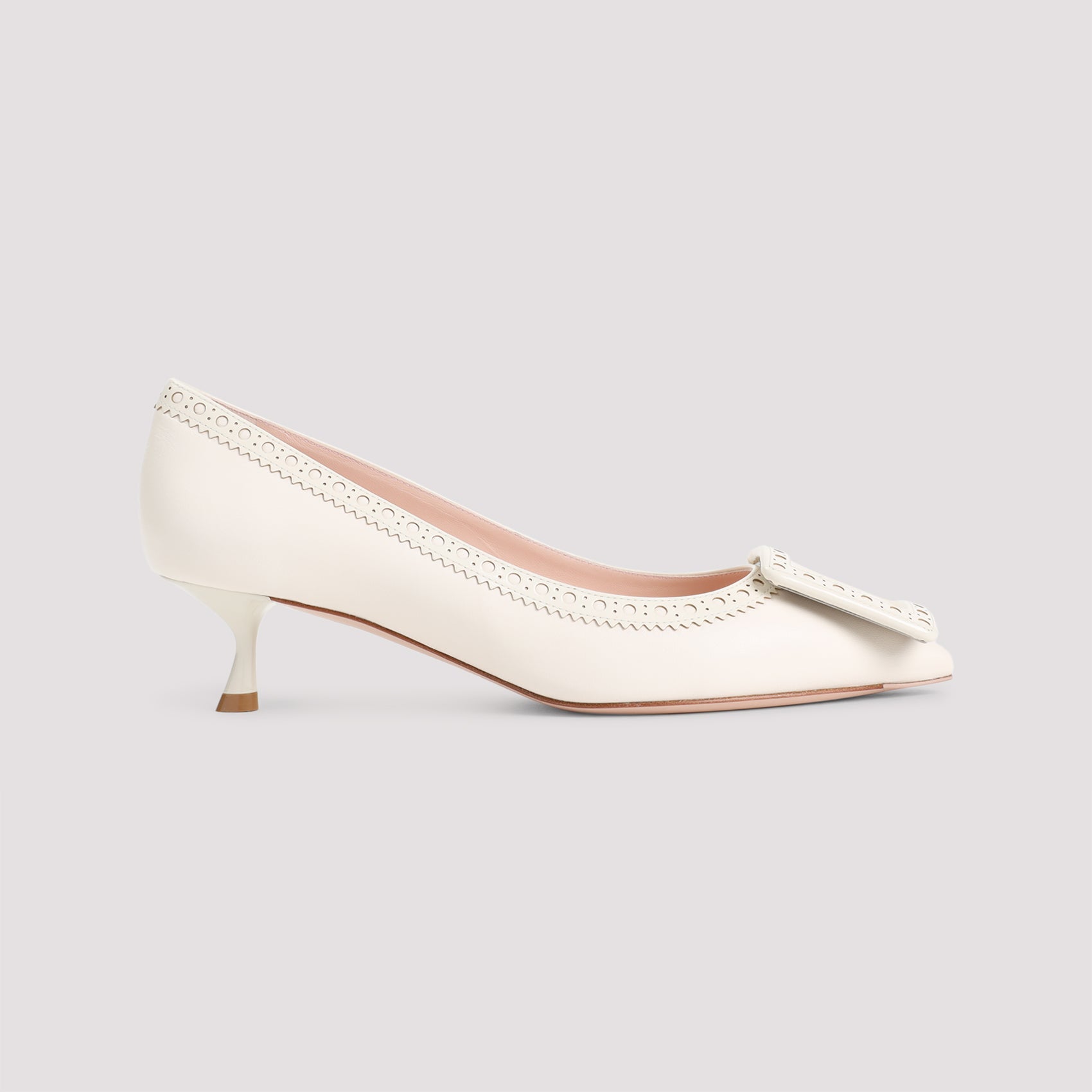 ROGER VIVIER Viv In The City Perforated 45 Decollete Pumps