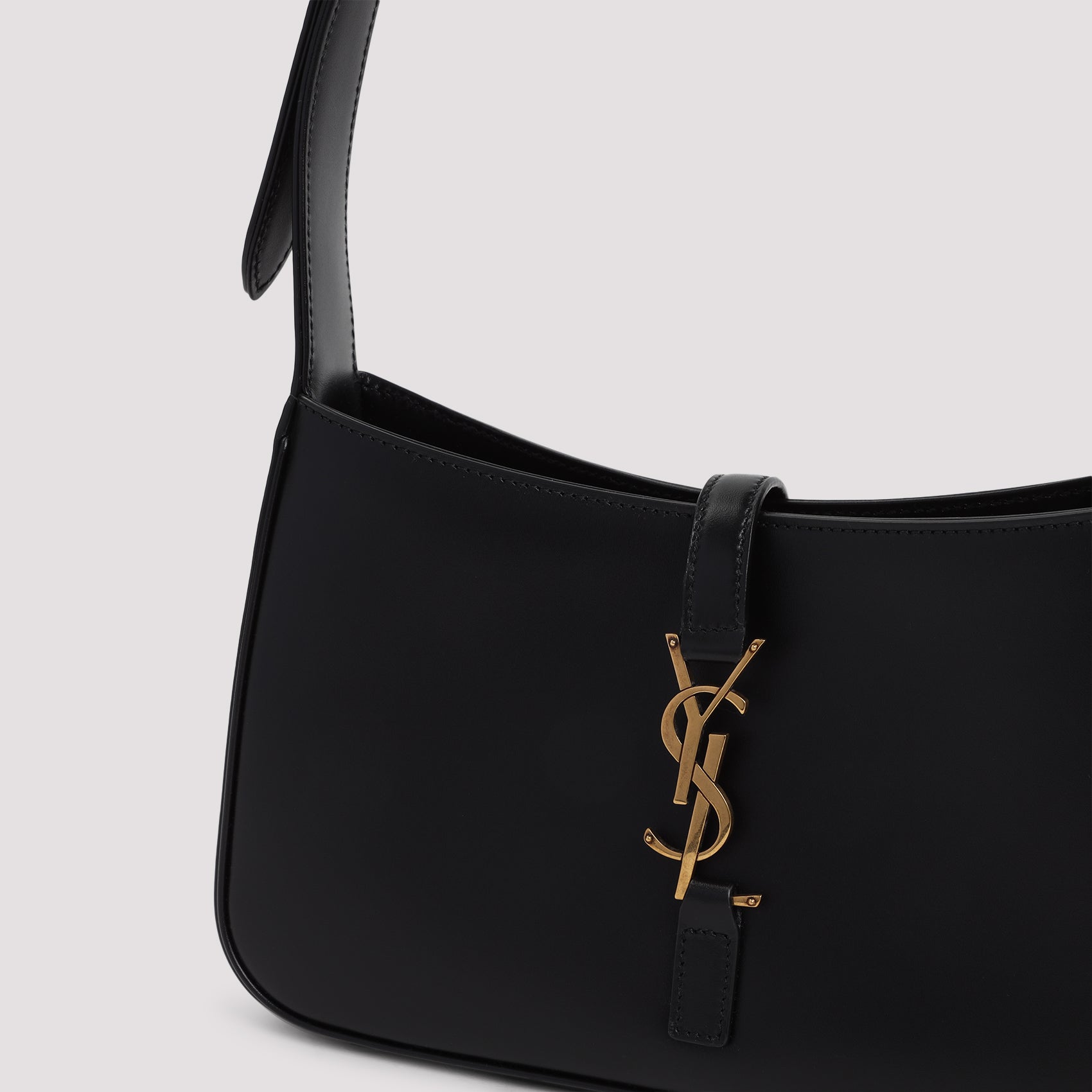 SAINT LAURENT Mini Leather Handbag - 24cm x 15cm x 6cm