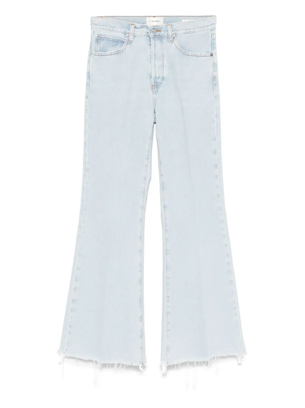FRAME High Rise Wide Leg Flare Jeans